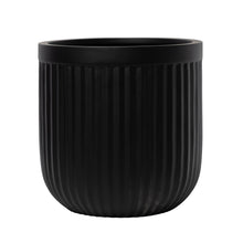 Load image into Gallery viewer, Dorsey Fluted Fiberglass Collection- Black
