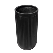 Load image into Gallery viewer, Dorsey Fluted Fiberglass Collection- Black
