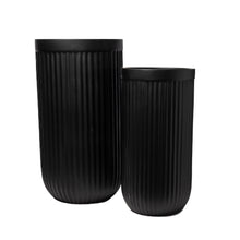 Load image into Gallery viewer, Dorsey Fluted Fiberglass Collection- Black
